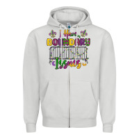 Dove Grey i have boundary issues Zipper Hoodie - MaliasSmallBusiness