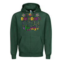 Sports Green i have boundary issues Zipper Hoodie - MaliasSmallBusiness