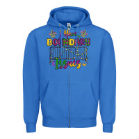 True Royal i have boundary issues Zipper Hoodie - MaliasSmallBusiness