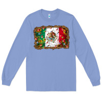 Colony Blue Christmas lights Mexican flag Long Sleeve Tee - Jasminsmagicworld
