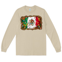 Mushroom Christmas lights Mexican flag Long Sleeve Tee - Jasminsmagicworld