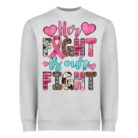 Heather Grey her fight is our fight Heavyweight Sweatshirt - JahusDesignShop