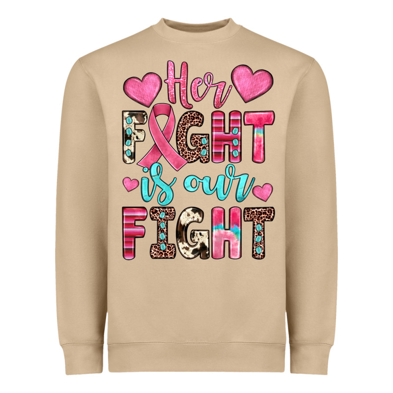 Her Fight Is Our Fight Heavyweight Sweatshirt by JahusDesignShop | Teevron