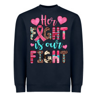 Navy her fight is our fight Heavyweight Sweatshirt - JahusDesignShop