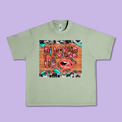 Pucker Up Urban Heavy Tee Designed By Jahusdesignshop