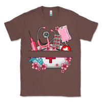 Chestnut custom name nurse hat and elements Classic Tee - AdoDesignShop