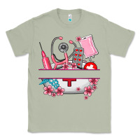 Matcha custom name nurse hat and elements Classic Tee - AdoDesignShop