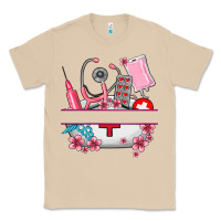 Mushroom custom name nurse hat and elements Classic Tee - AdoDesignShop