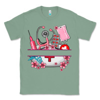 Sage custom name nurse hat and elements Classic Tee - AdoDesignShop