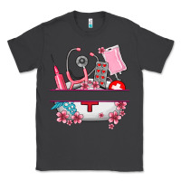Smoke custom name nurse hat and elements Classic Tee - AdoDesignShop