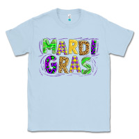 Dusty Blue mardi gras Classic Tee - AdoDesignShop