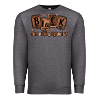 Charcoal Heather black the prime element melanin Premium Sweatshirt - LillyAllenDesigns