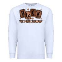 White black the prime element melanin Premium Sweatshirt - LillyAllenDesigns