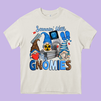 Scannin' With My Gnomies Heavy Core Tee Designed By Zillion Design Studio