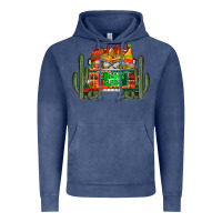Vintage Denim cinco de mayo truck Vintage Hoodie - RacoonDesign