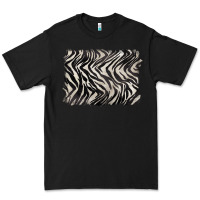 Black zebra pattern background Premium Tee - BarkalooDesign
