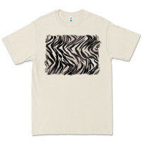 Bone zebra pattern background Premium Tee - BarkalooDesign