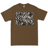 Cacao zebra pattern background Premium Tee - BarkalooDesign