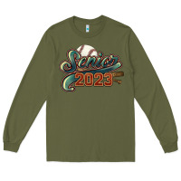 Army Green senior 2023 baseball Long Sleeve Tee - NancyCooperArtShop