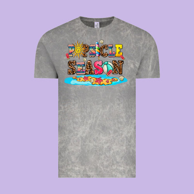 Popsicle Season Vintage Tee Designed By Adodesignshop