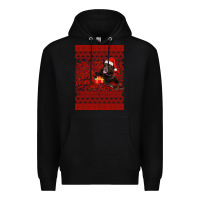 Black Merry Christmas Labrador Retriever Premium Hoodie - Bettercallsaul