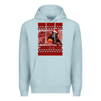 Blue Mist Merry Christmas Labrador Retriever Premium Hoodie - Bettercallsaul