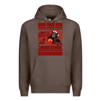 Coffee Merry Christmas Labrador Retriever Premium Hoodie - Bettercallsaul