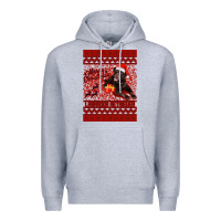 Heather Grey Merry Christmas Labrador Retriever Premium Hoodie - Bettercallsaul