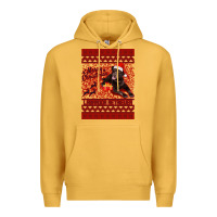 Mustard Merry Christmas Labrador Retriever Premium Hoodie - Bettercallsaul