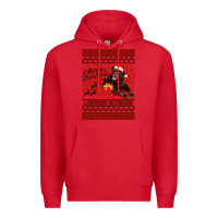 Red Merry Christmas Labrador Retriever Premium Hoodie - Bettercallsaul