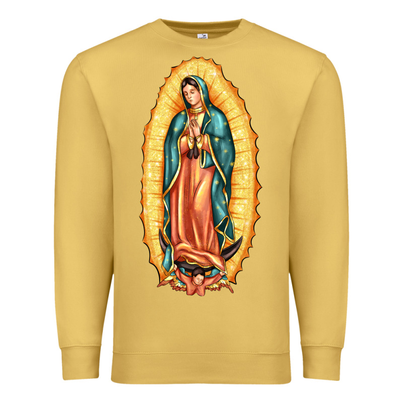 Our Lady Of Guadalupe Premium Sweatshirt by LillyAllenDesigns | Teevron