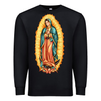 Black our lady of guadalupe Premium Sweatshirt - LillyAllenDesigns