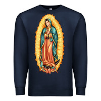 Navy our lady of guadalupe Premium Sweatshirt - LillyAllenDesigns