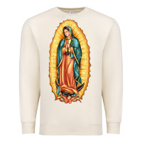 Sandshell our lady of guadalupe Premium Sweatshirt - LillyAllenDesigns