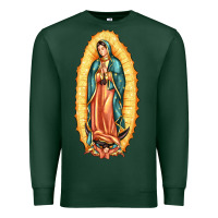 Sports Green our lady of guadalupe Premium Sweatshirt - LillyAllenDesigns