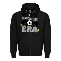 Black in my soccer mom era Zipper Hoodie - MaliasSmallBusiness