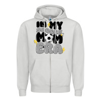 Dove Grey in my soccer mom era Zipper Hoodie - MaliasSmallBusiness