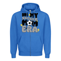 True Royal in my soccer mom era Zipper Hoodie - MaliasSmallBusiness