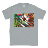Heather Grey mexico flag sunflowers roses and cactus with serape aztec and leopard Classic Tee - Artiststas