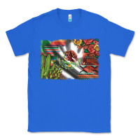 True Royal mexico flag sunflowers roses and cactus with serape aztec and leopard Classic Tee - Artiststas