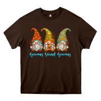 Chocolate Brown gnomes sweet gnomes Heavy Core Tee - Zillion Design Studio