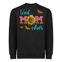Black tired mom vibes Heavyweight Sweatshirt - AdoDesignShop