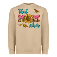 Mushroom tired mom vibes Heavyweight Sweatshirt - AdoDesignShop