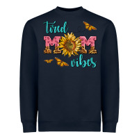 Navy tired mom vibes Heavyweight Sweatshirt - AdoDesignShop
