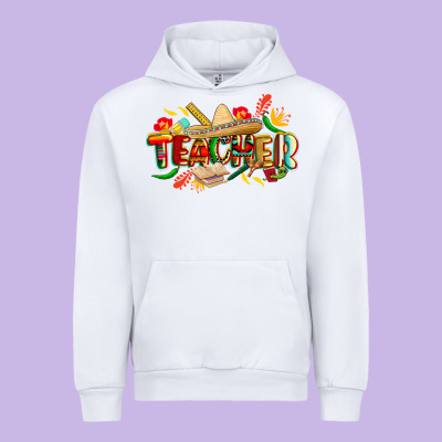 Cinco De Mayo Teacher Urban Hoodie Designed By Cowgirlartshop