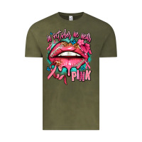 Vintage Olive in october we wear pink  lips Vintage Tee - AdoDesignShop