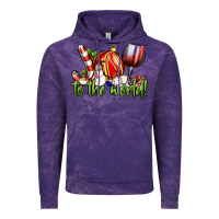 Cloud Purple joy to the world christmas wine Vintage Hoodie - FaDigitalArtStudio