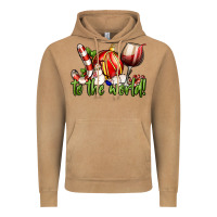 Vintage Camel joy to the world christmas wine Vintage Hoodie - FaDigitalArtStudio