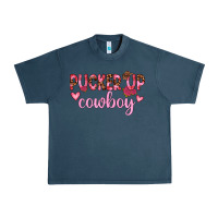 Midnight Navy pucker up cowboy Urban Heavy Tee - JahusDesignShop