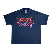 Navy pucker up cowboy Urban Heavy Tee - JahusDesignShop